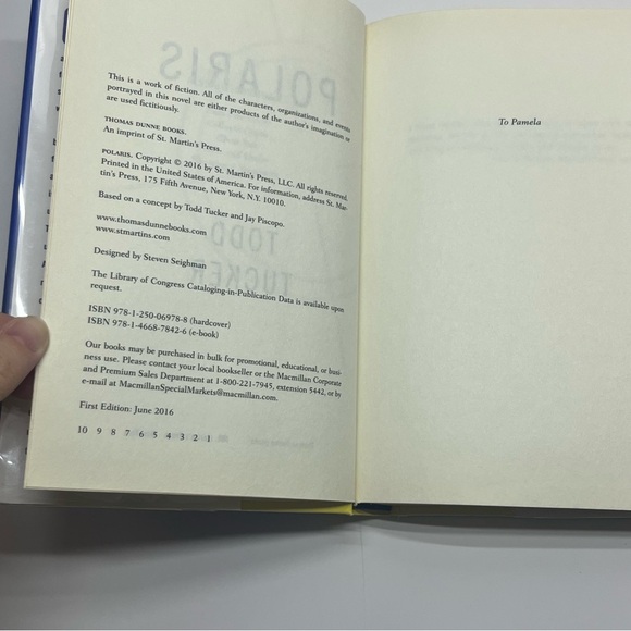 polaris by todd tucker thriller action hard cover underwater - Picture 5 of 7